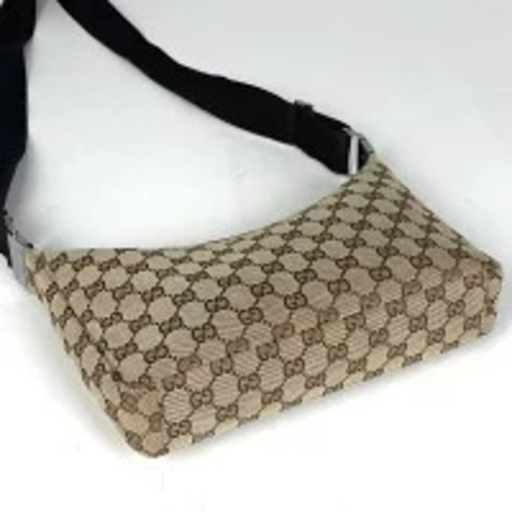 Gucci Bum cross Crossbody beige shoulder Belt GG Body bag canvas - Picture 1 of 6